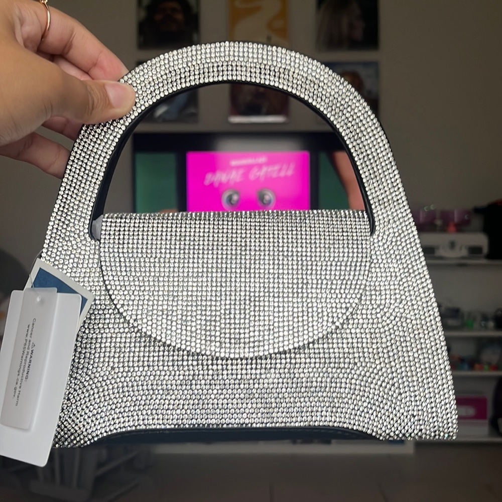 Bedazzled jeweled bag, brand new with tags!